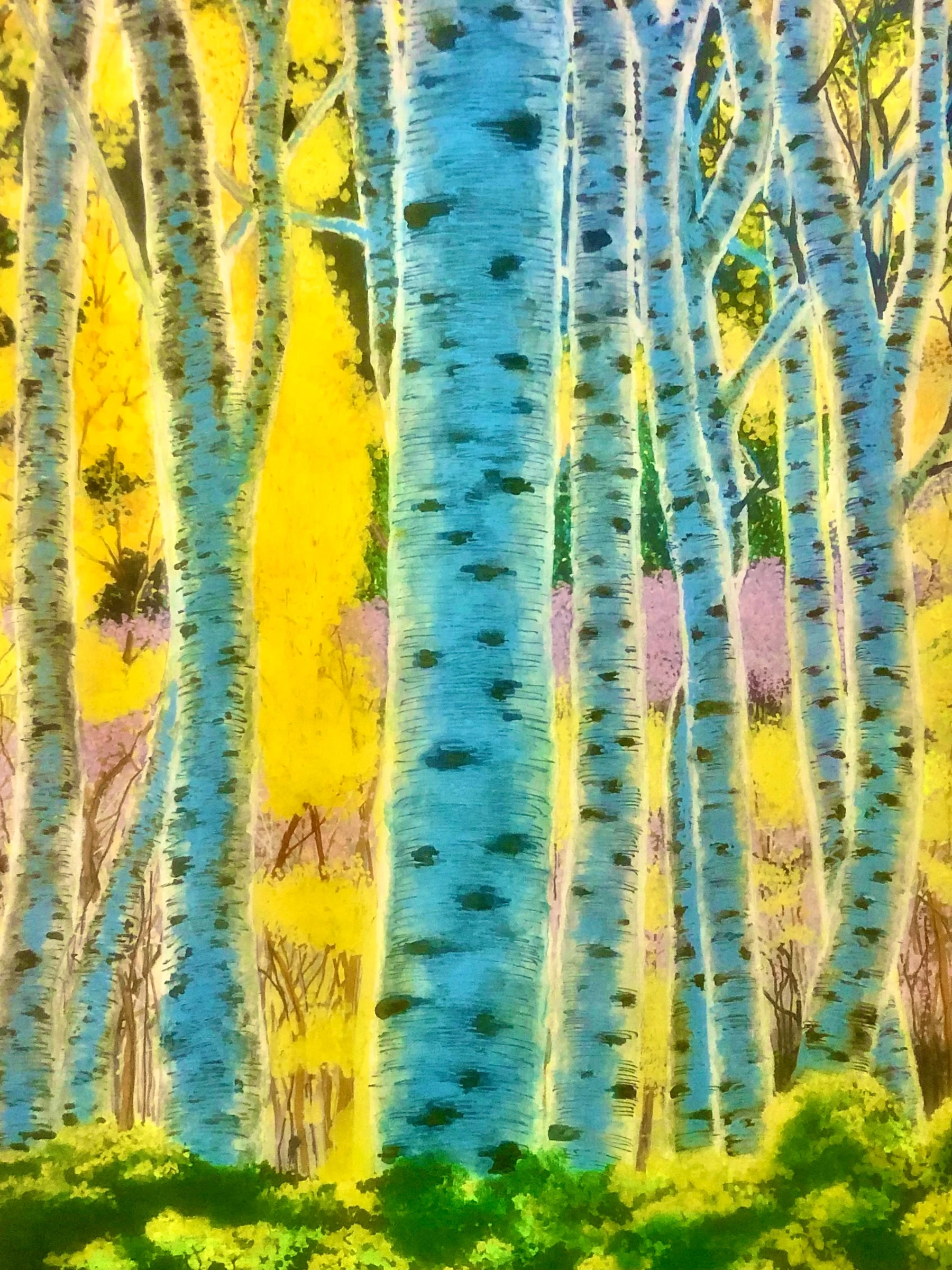 Aspens in Autumn