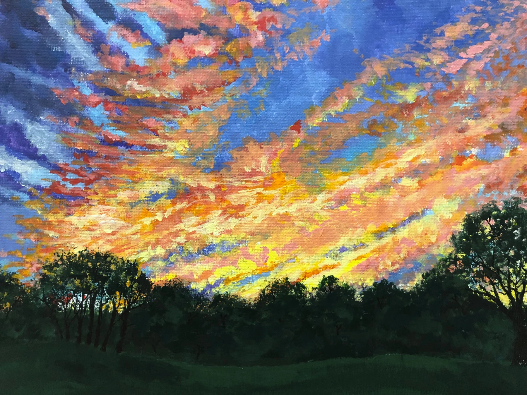 Hill Country Sunset. Wimberly, TX