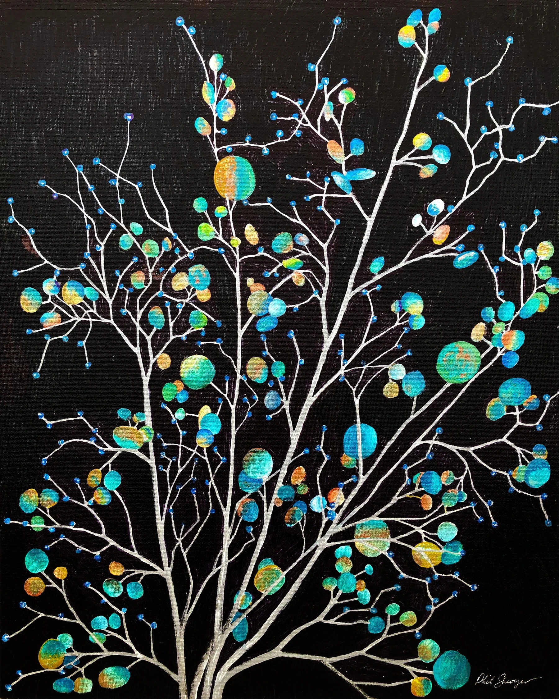 Iridescent Branches