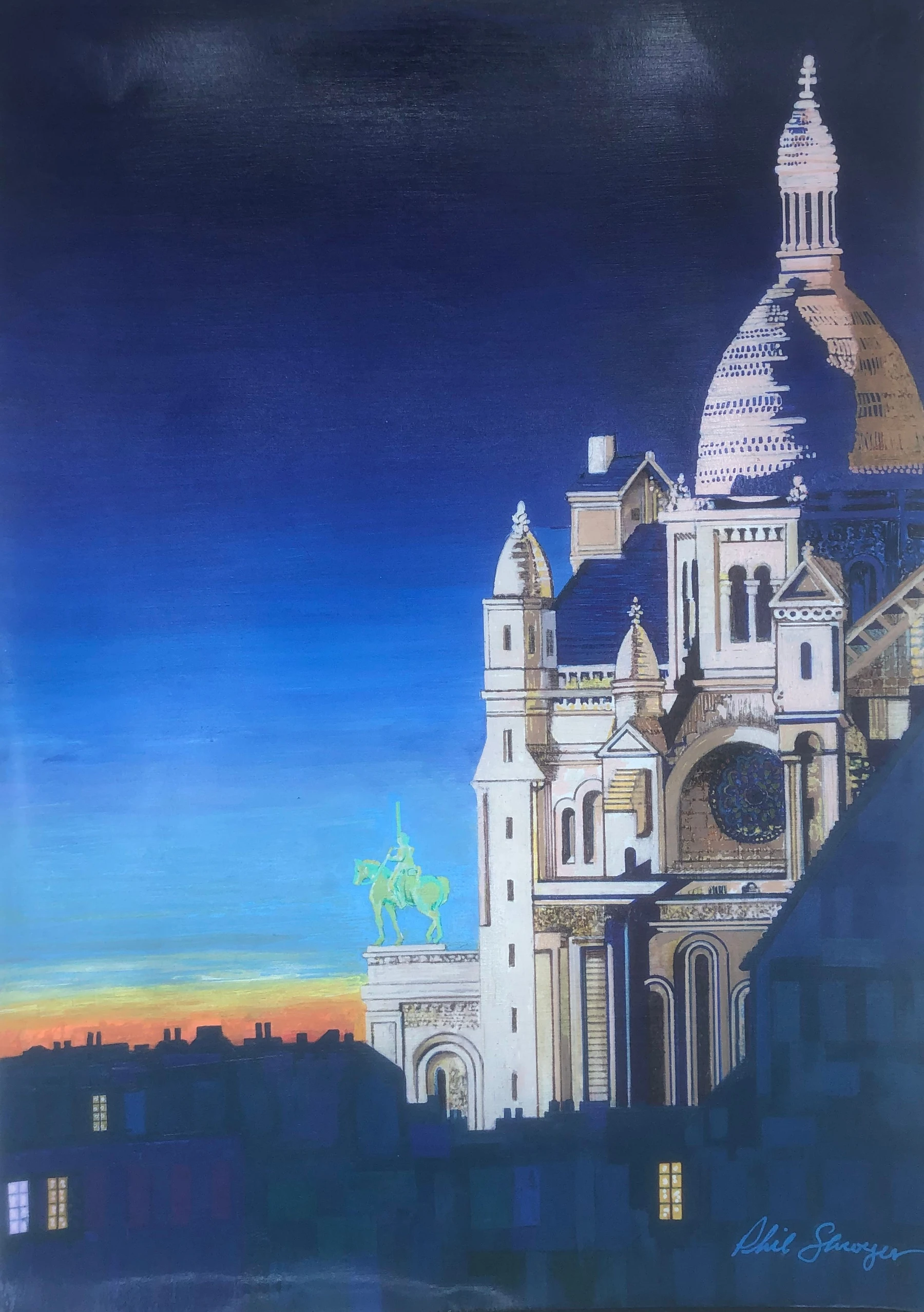 Sacré Coeur by Night