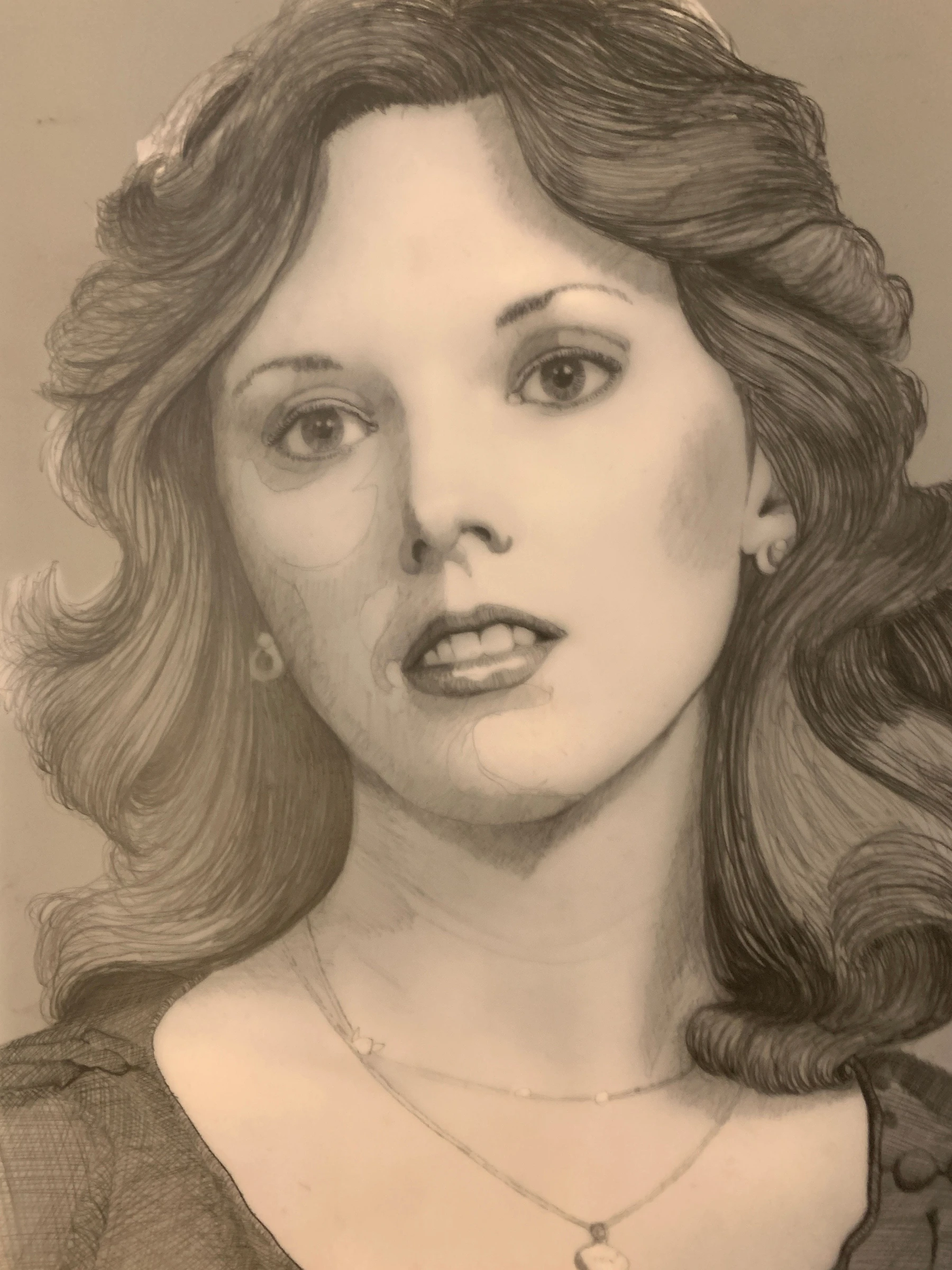 Graphite Pencil Portrait of Sandy